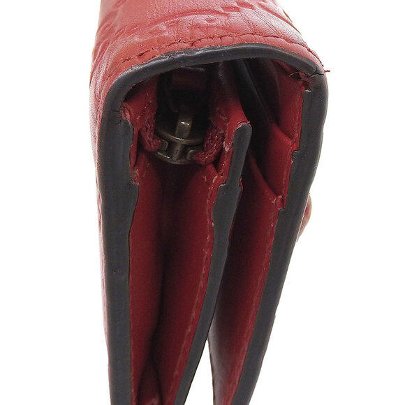 GUCCI Red Leather Wallet - Picture 6 of 7